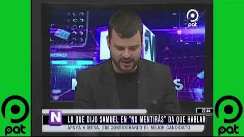 Embedded thumbnail for Lo que dijo SAMUEL en NM da que hablar. Apoya a MESA, sin considerarlo el mejor candidato